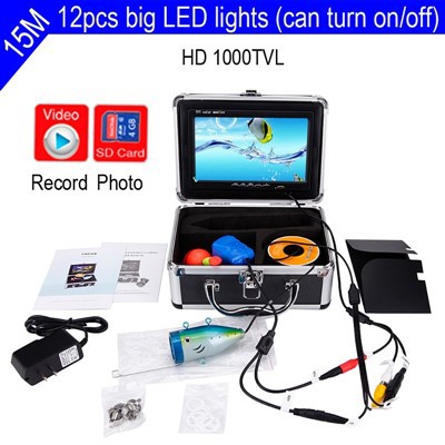 Aimsitheoir Éisc Uisce Iomlán HD faoi Uisce le DVR